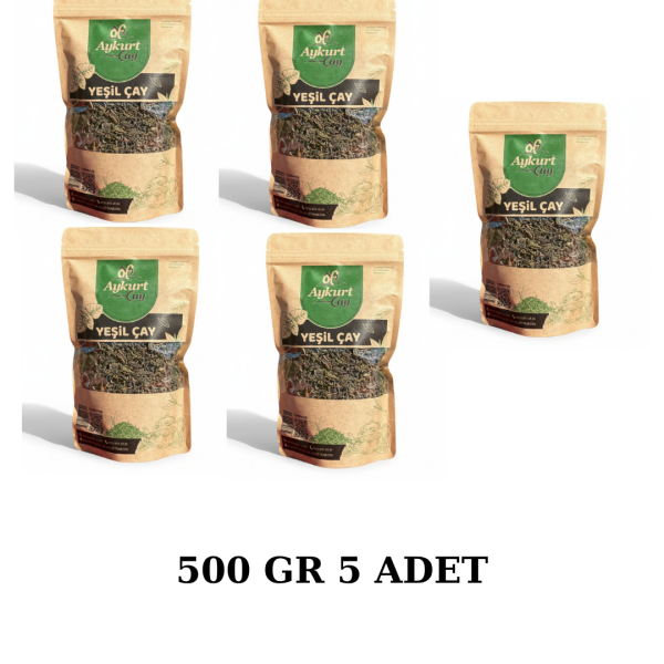Of Aykurt Çay Yeşil Çay 500 gr 5 adet