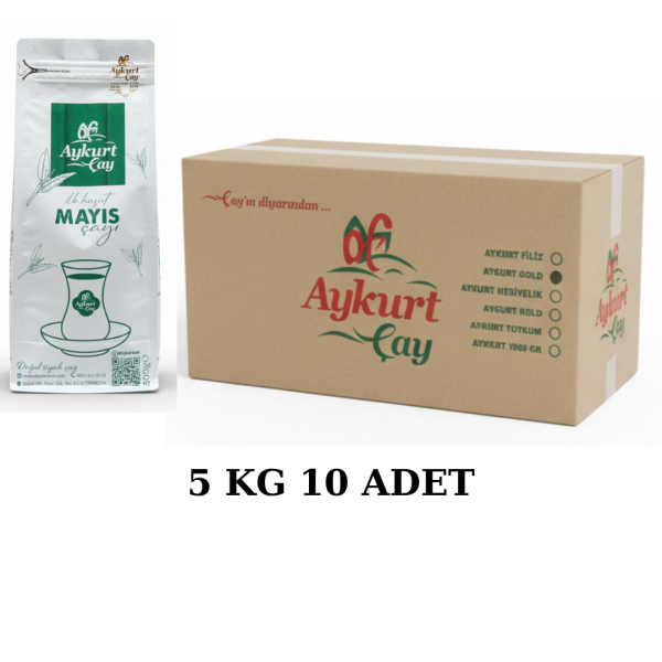 Of Aykurt Çay İlk Hasat Mayıs Çayı 5 kg 10 adet